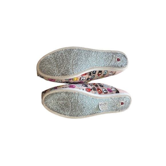 BOBS Skechers Women's Plush-Wag Party flats with Cartoon Dog Print - Picture 2 of 6